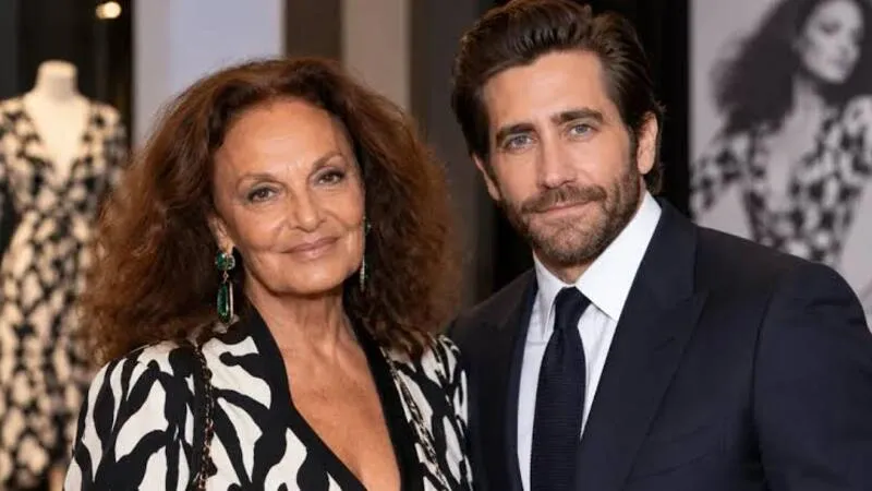 Diane von Furstenberg and Jake Gyllenhaal