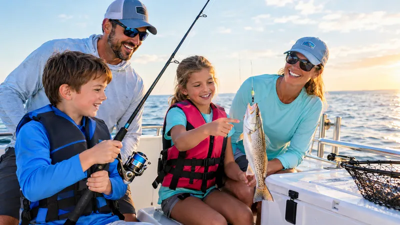 Fishing Family ThunderOnTheGulf